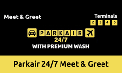  ParkAir 24/7 Heathrow Meet And Greet with car wash 